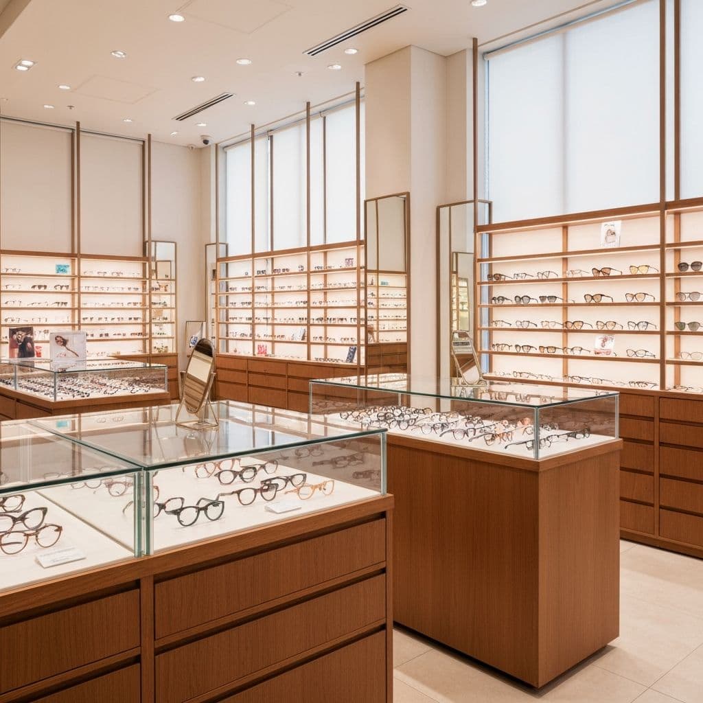 פנים הבוטיק של אופטיקה בריל